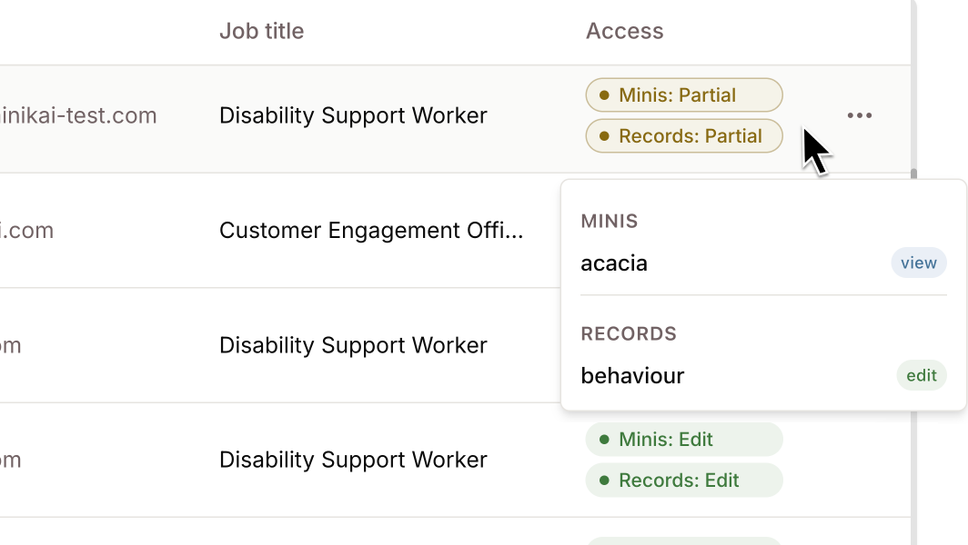 **User permission management** — the users table now includes per-user FGA assignment editing, so admins can view and modify label-scoped permissions directly.